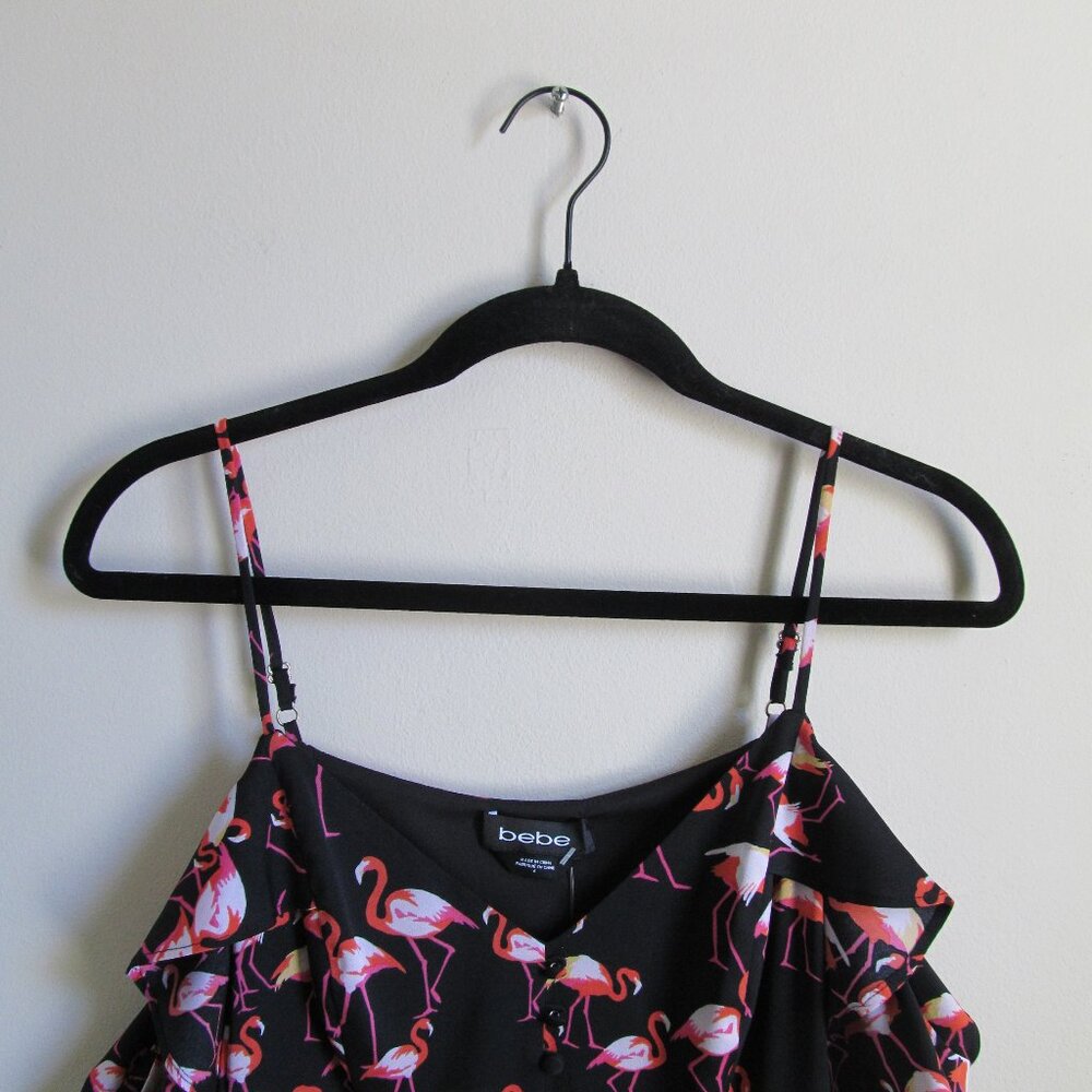 NWT bebe Flamingo Print Dress – Size 6